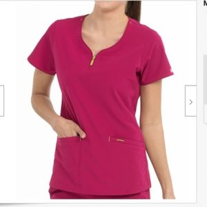 Med Couture Air Medical Scrub Set Small Rhubarb